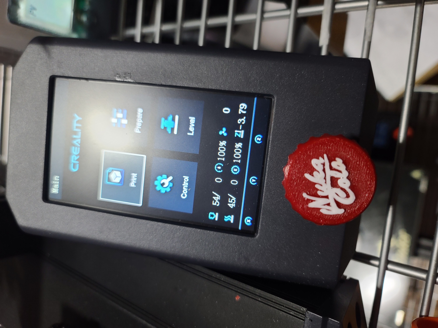 Fallout Nuka Cola Knurled Knob for Ender 3 S1 Max Neo