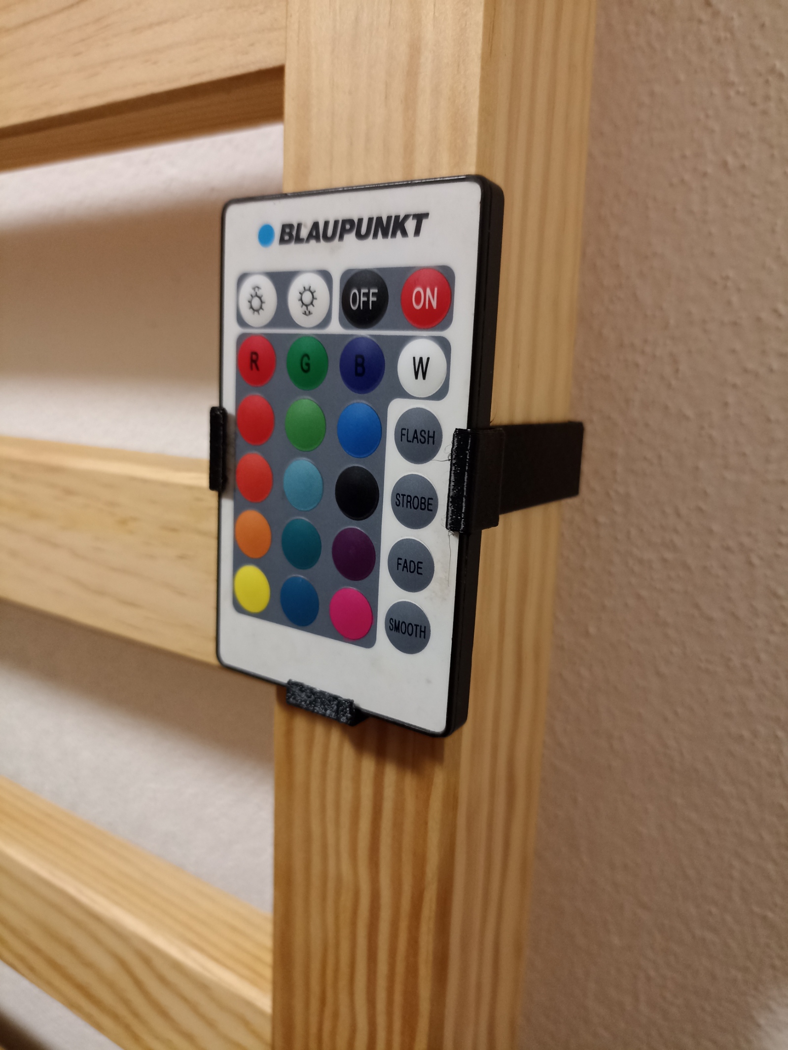 IKEA TARVA RGB LED strip remote control holder