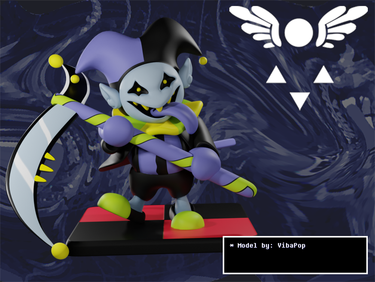 Jevil Deltarune da OscarTbatt | Scarica il modello STL gratuito ...