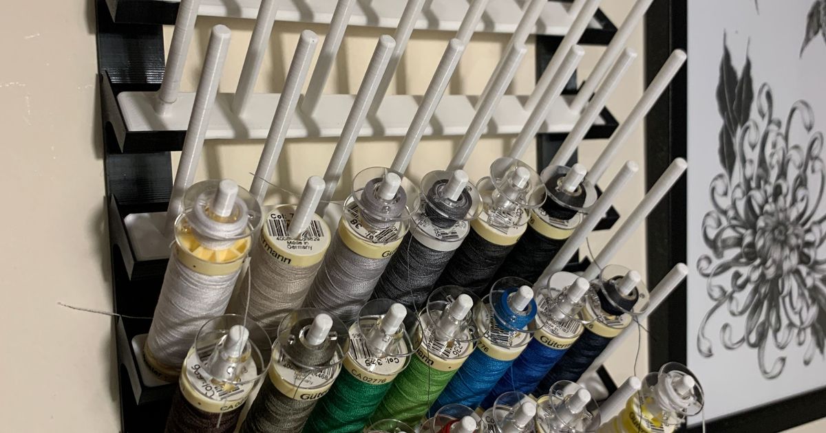 Gutermann Sewing Thread Spool Holder by PJCrowther Download free STL