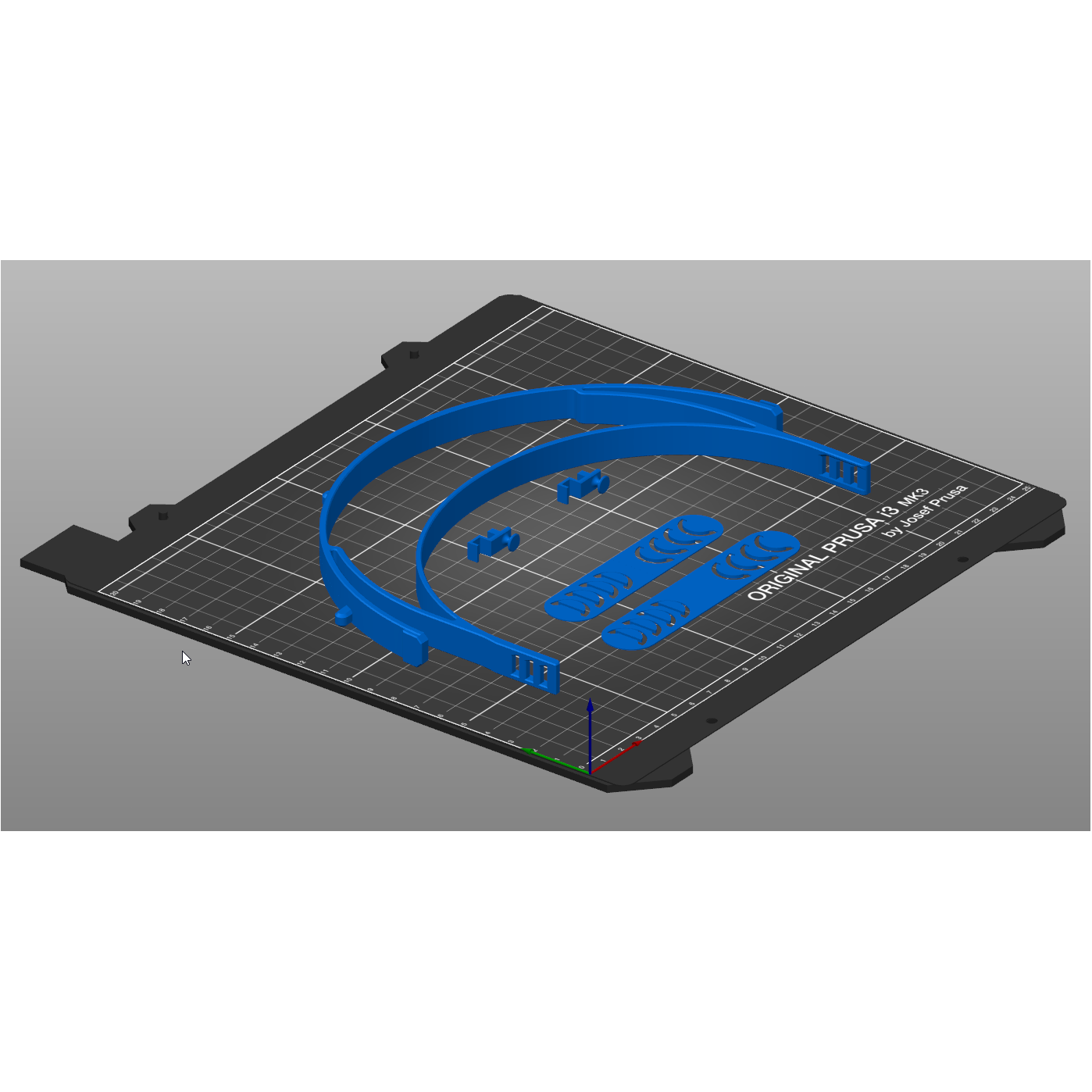 Miniatura 2 do modelo 3D BF3Design FaceShield A4 V3
