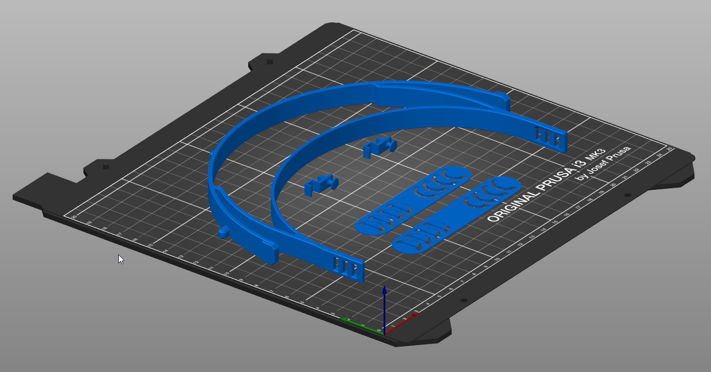 Miniatura 3 do modelo 3D BF3Design FaceShield A4 V3