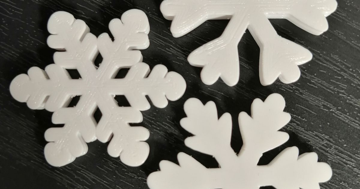 Snowflake Decoration By Hrae Download Free Stl Model 