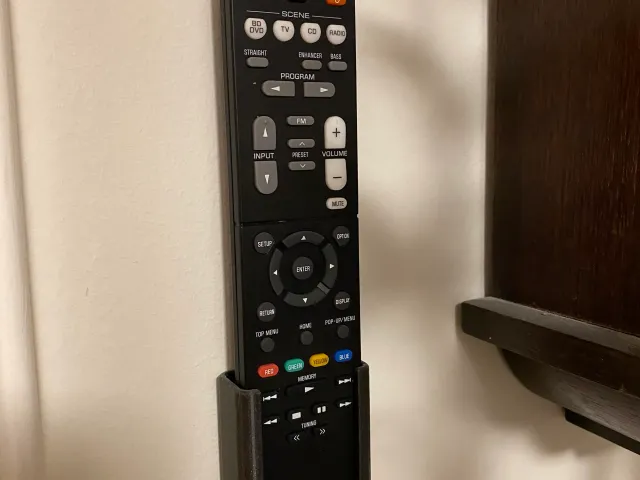 Parametric Remote Control (and iPad) Wall Mount