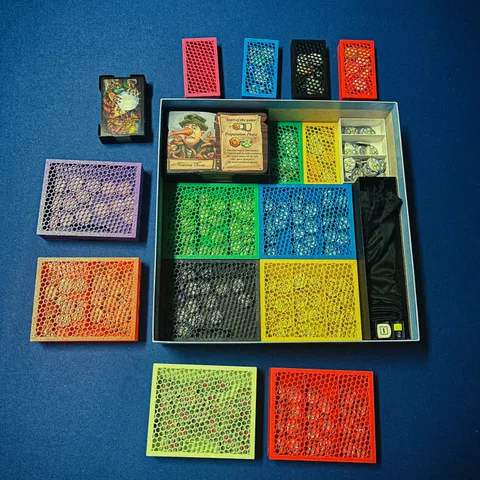 Quacks of Quedlinburg + Herb Witches + Alchemists Expansion Storage Organizer Insert [REMIX]