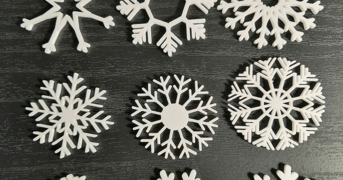 Snowflake - Decoration by Hrae | Download free STL model | Printables.com