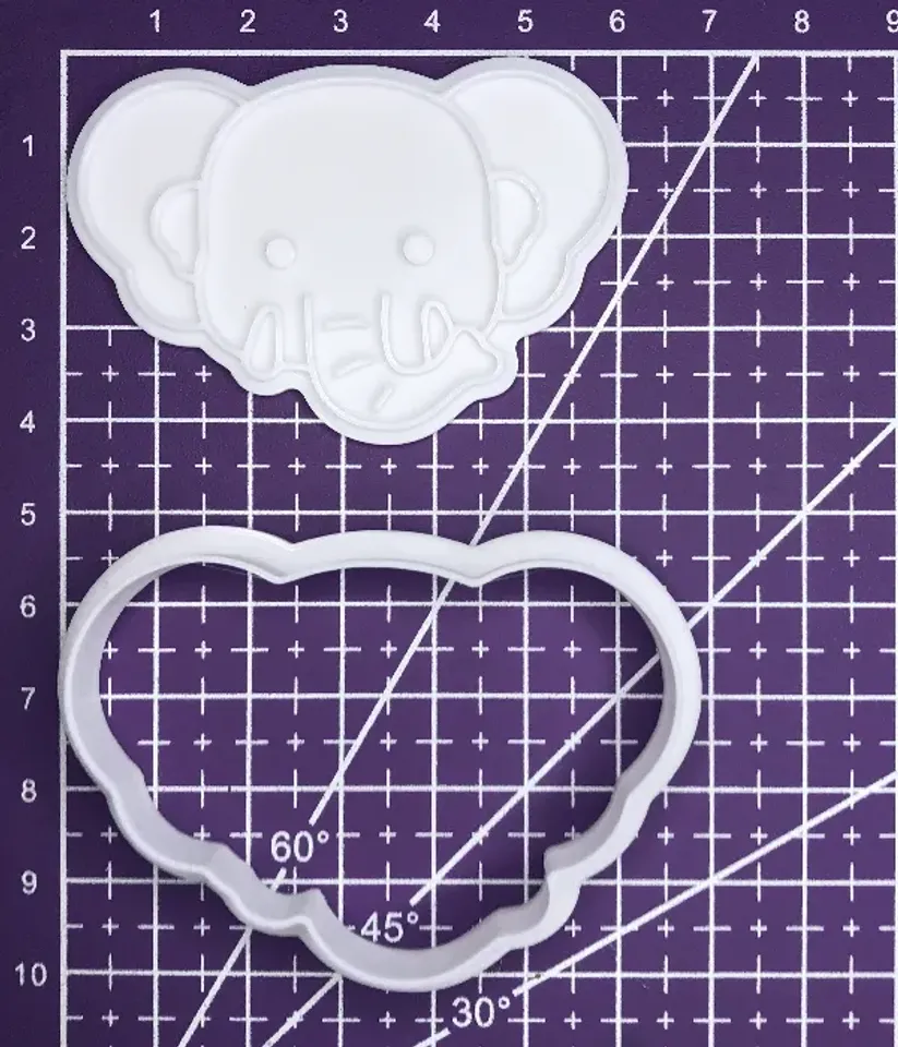 elephant cookie cutter by losscutmajin | Download free STL model ...
