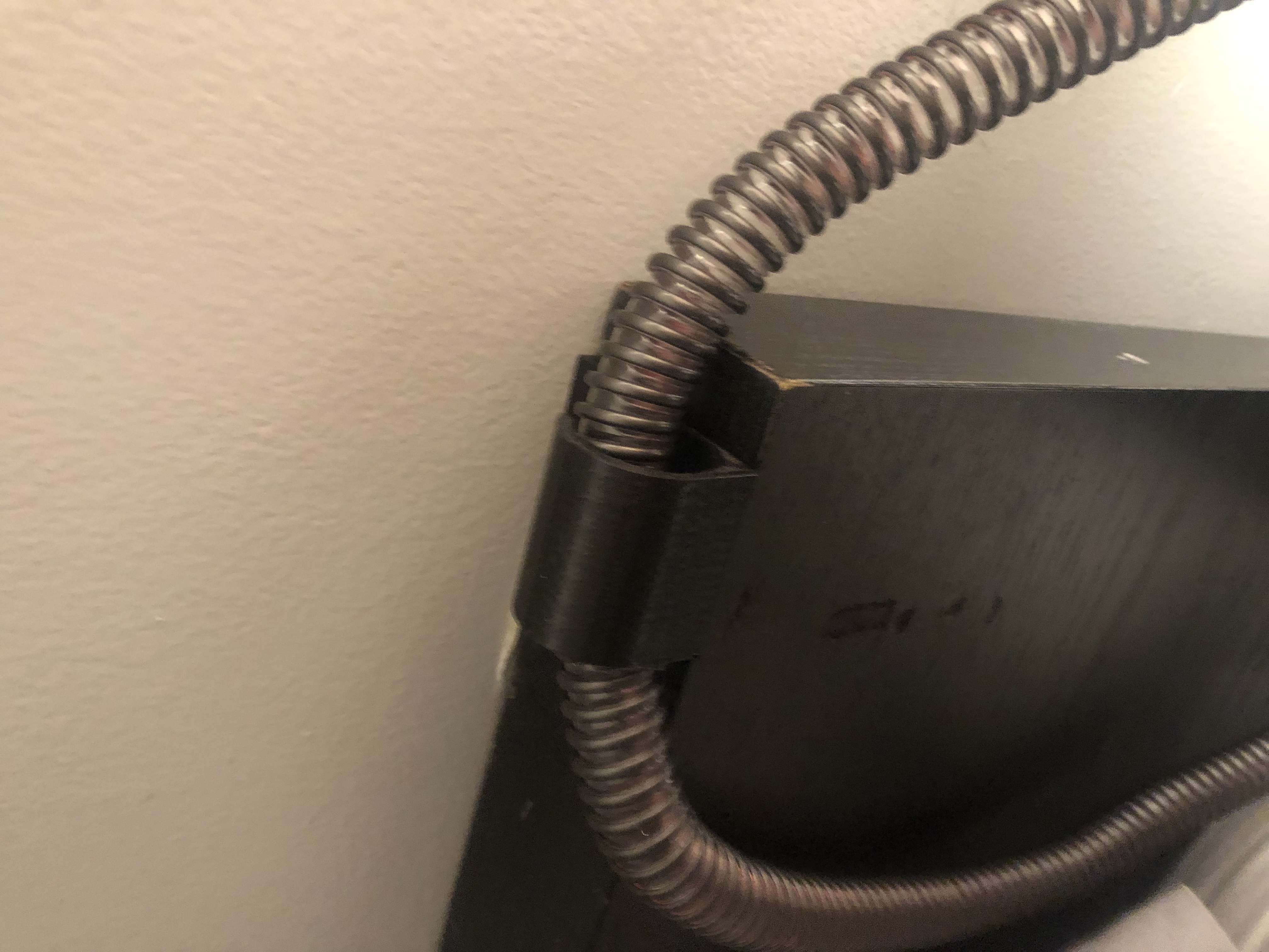 IKEA Malm Headboard CPAP hose holder