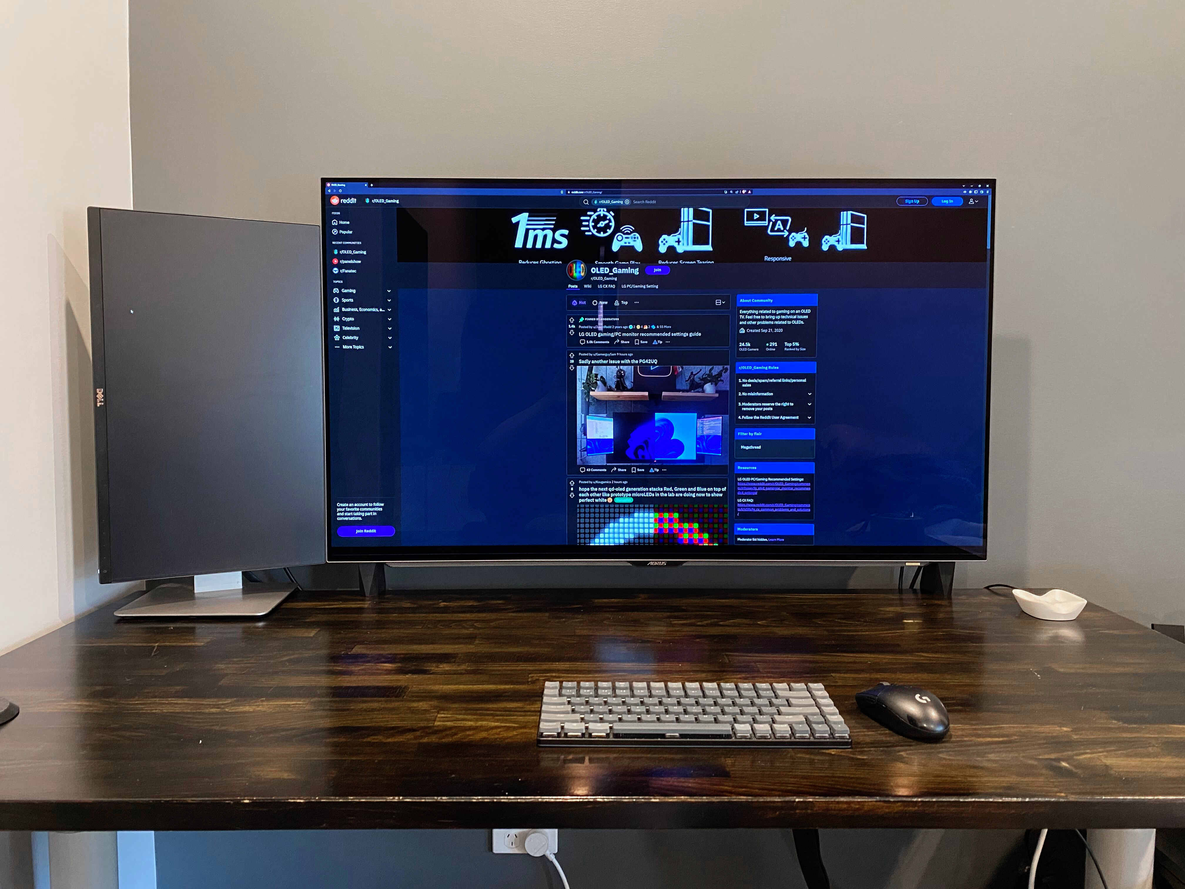 AORUS FO48U Monitor Desk Clamp Mount