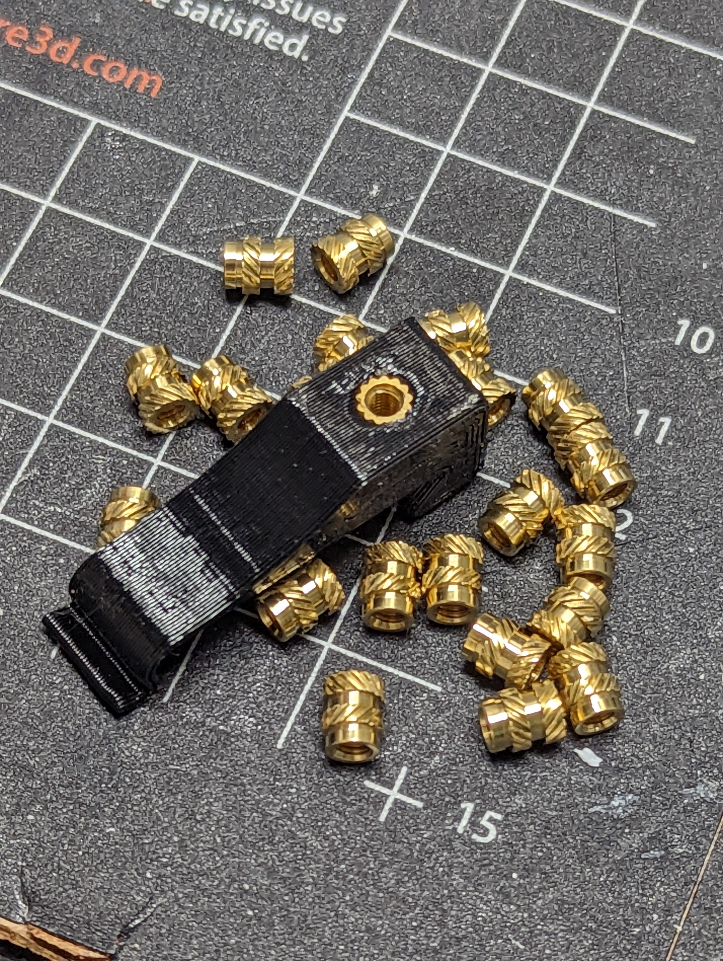 Pegboard 3m screw mount for rail system 3D model thumbnail