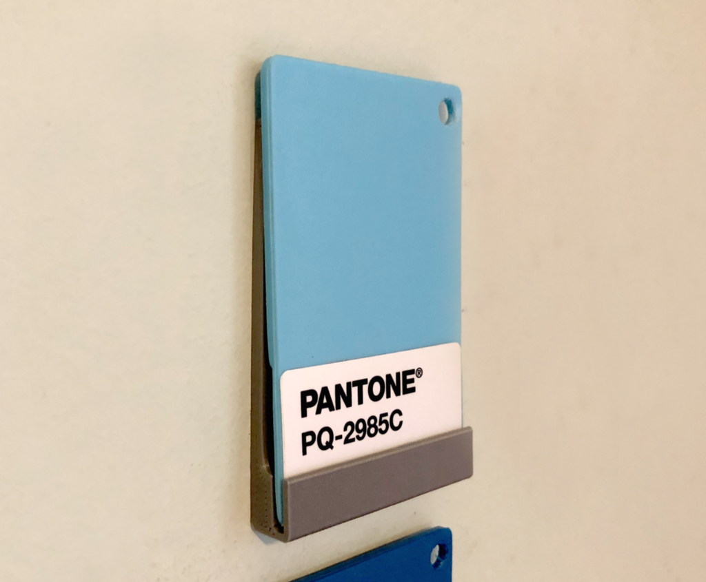 Pantone Chip Wall Mount Bracket