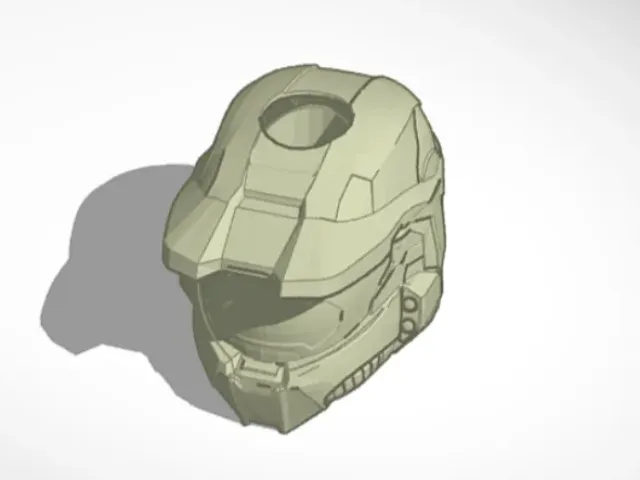 Master Chief Helmet bead or straw topper