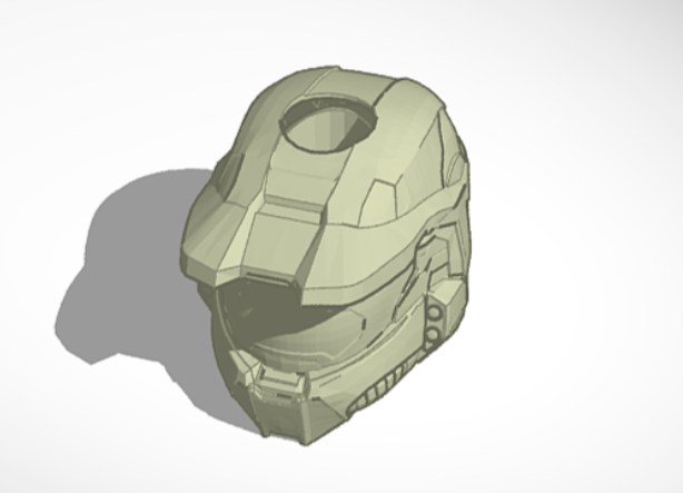 Master Chief Helmet bead or straw topper