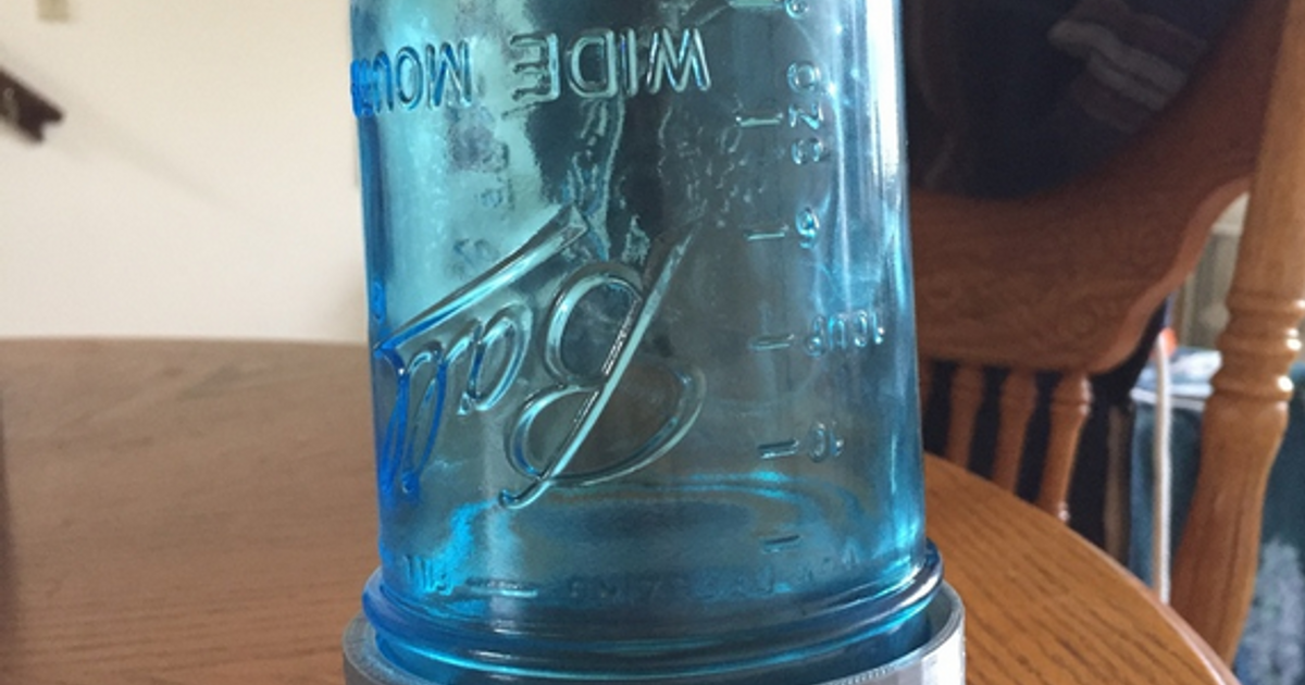 Mason Jar Adapter by Jesh! Download free STL model