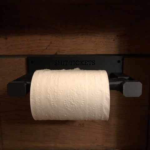 Print in place Toilet Paper holder