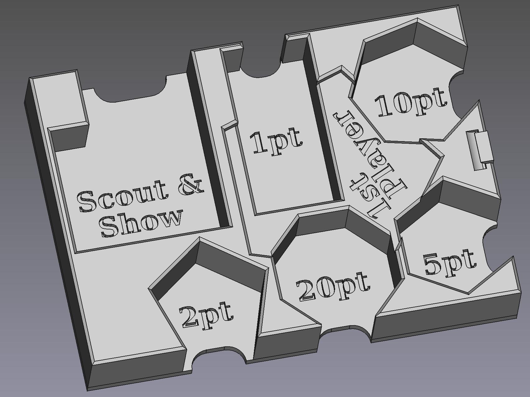 Insert for Scout (card game)