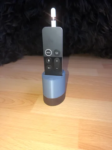 AppleTV remote and pencil holder