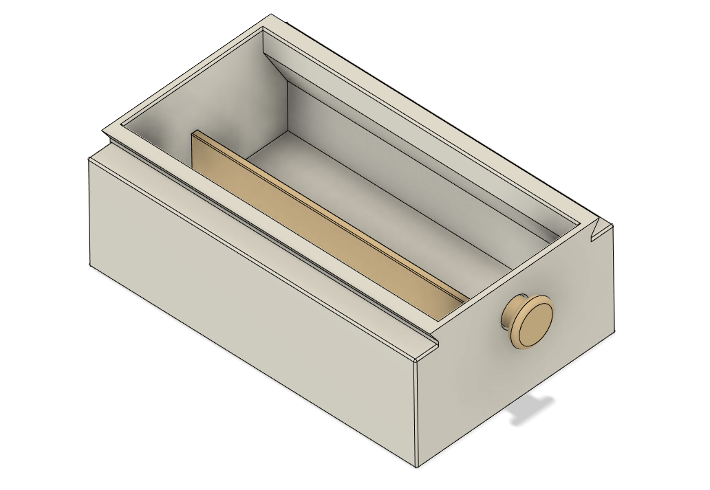 Miniatura 3 do modelo 3D Under Table Drawer