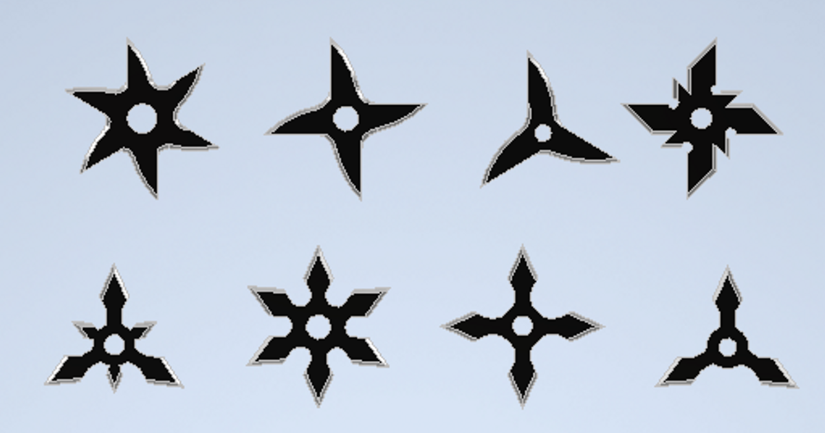 Shuriken by LeBaum | Download free STL model | Printables.com