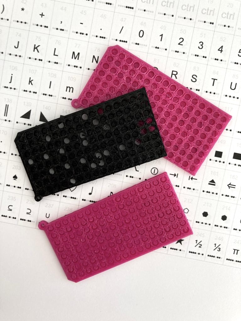 Punch Card keyring