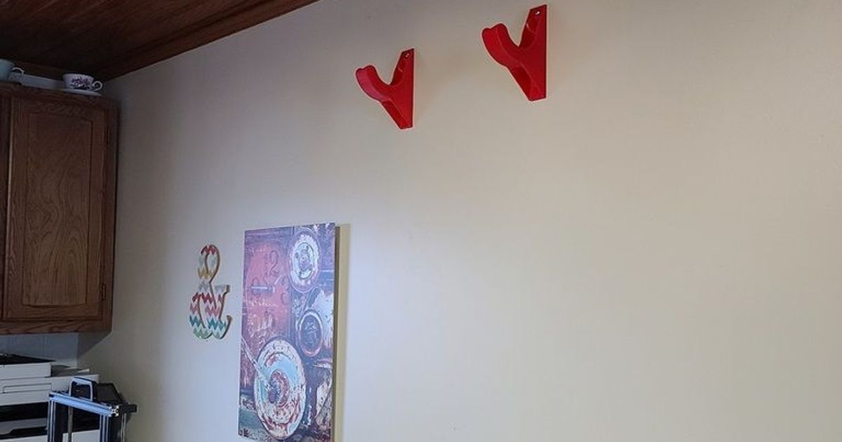 RC Plane Wall Mount for 110mm Wheels by WillL84 Download free STL