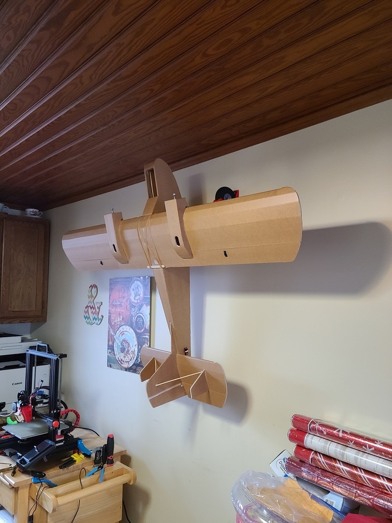 RC Plane Wall Mount for 110mm Wheels by WillL84 Download free STL
