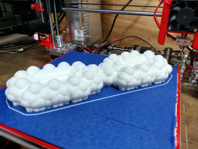 Cloud base for the 6-piece rainbow