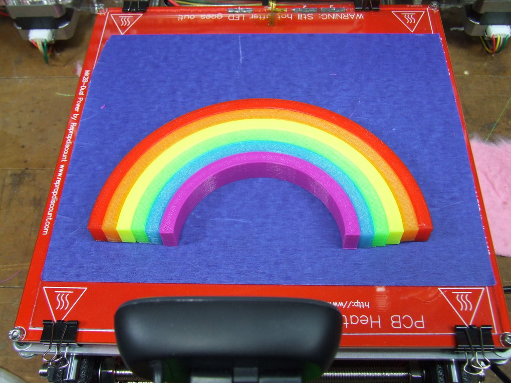 A 6-piece rainbow