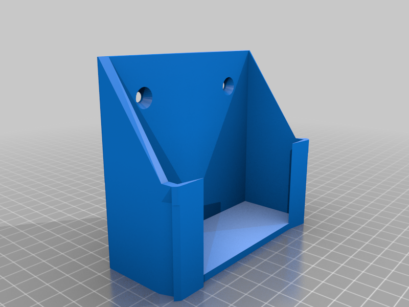 Wall-Mount Trifold Flyer Pamphlet Holder