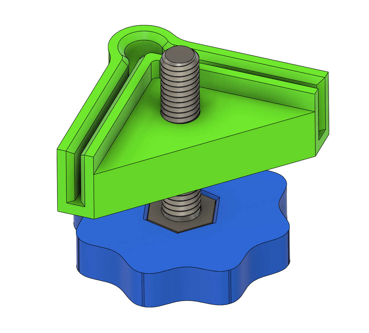 Adjustable shelving feet by DominikD Download free STL model
