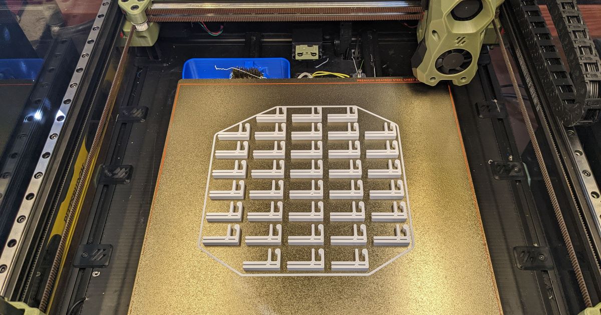 J-Channel Pixel Jig by forkineye, Download free STL model