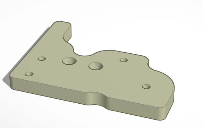 Biqu H2 mount for voxelab aquila