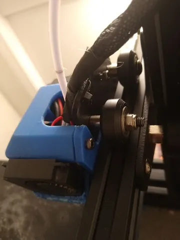 MBOT3D MK2 Remix (Ender7 style fan duct with dual 4010 fans) backplate remix