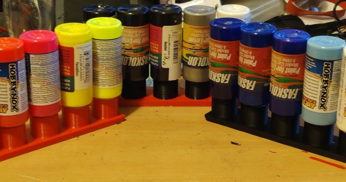 Compact airbrush paint bottles support by Jonathan Prt Download free
