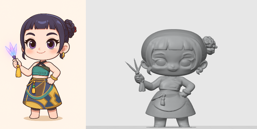 K-Pop Demon Hunters Zoey Figure Chibi