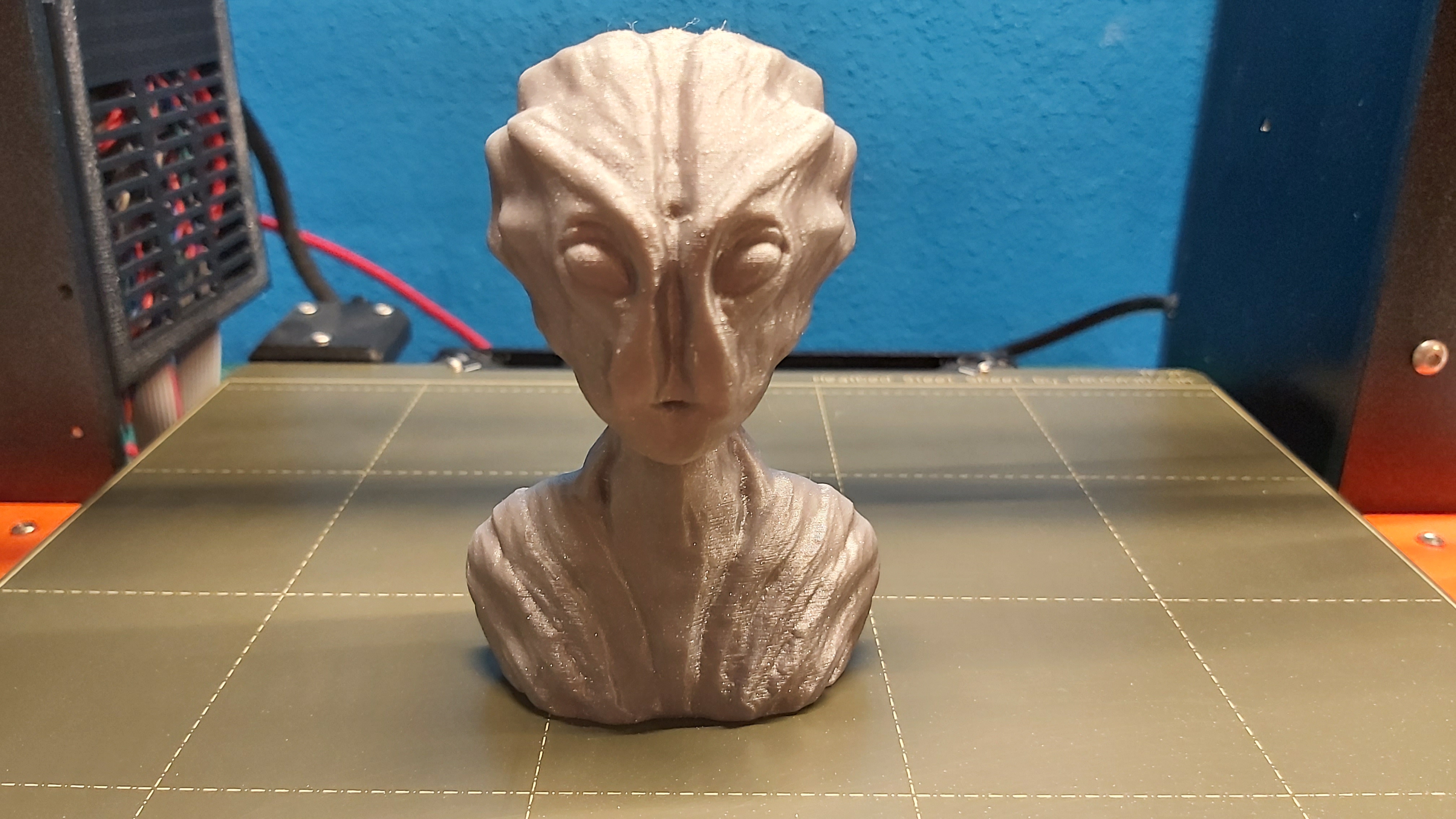 Alien Bust By Pixelfred Download Free Stl Model 