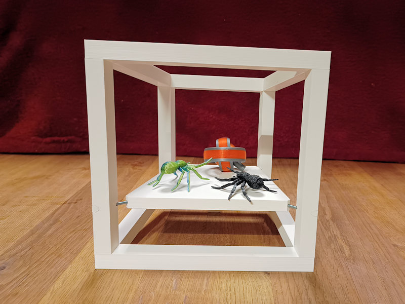 Miniatura 7 do modelo 3D Display Cube with Floating Shelf