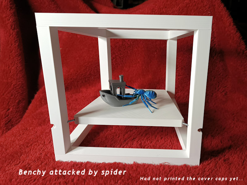 Miniatura 9 do modelo 3D Display Cube with Floating Shelf