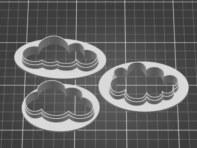 baking clouds cutters obláčky vykrajovátko