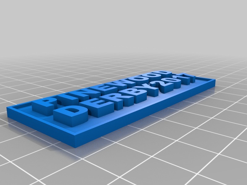 Pinewood Derby Car Stand by NerdMomma Download free STL model