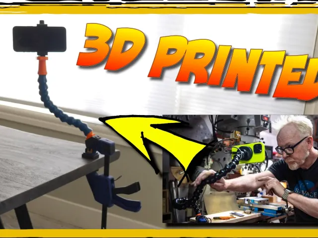 3d print the One Day Build Smartphone Camera Rig from Adam Savage