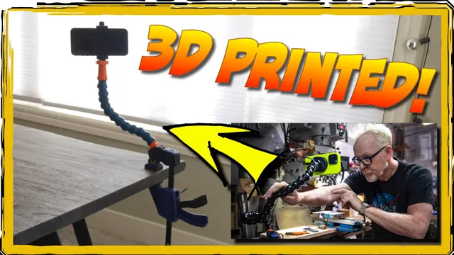 3d print the One Day Build Smartphone Camera Rig from Adam Savage