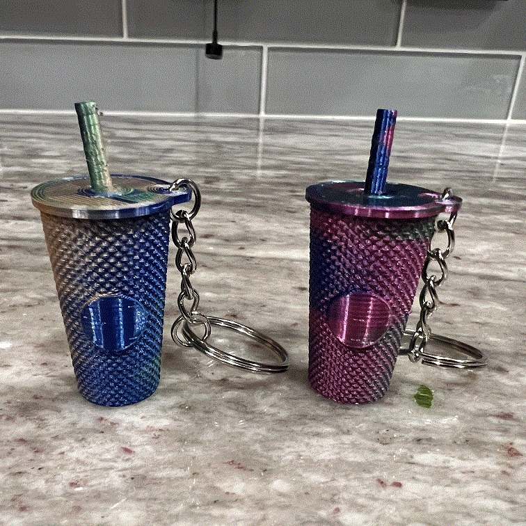 Starbucks Styled Coffee Tumbler Keychain by NavierIsStoked | Download free  STL model | Printables.com