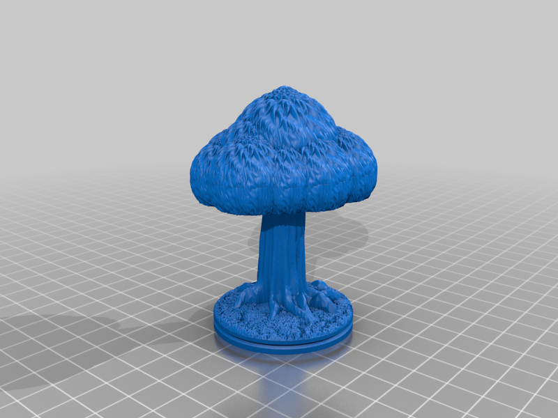 Miniatura 2 do modelo 3D Tree with or Without Base