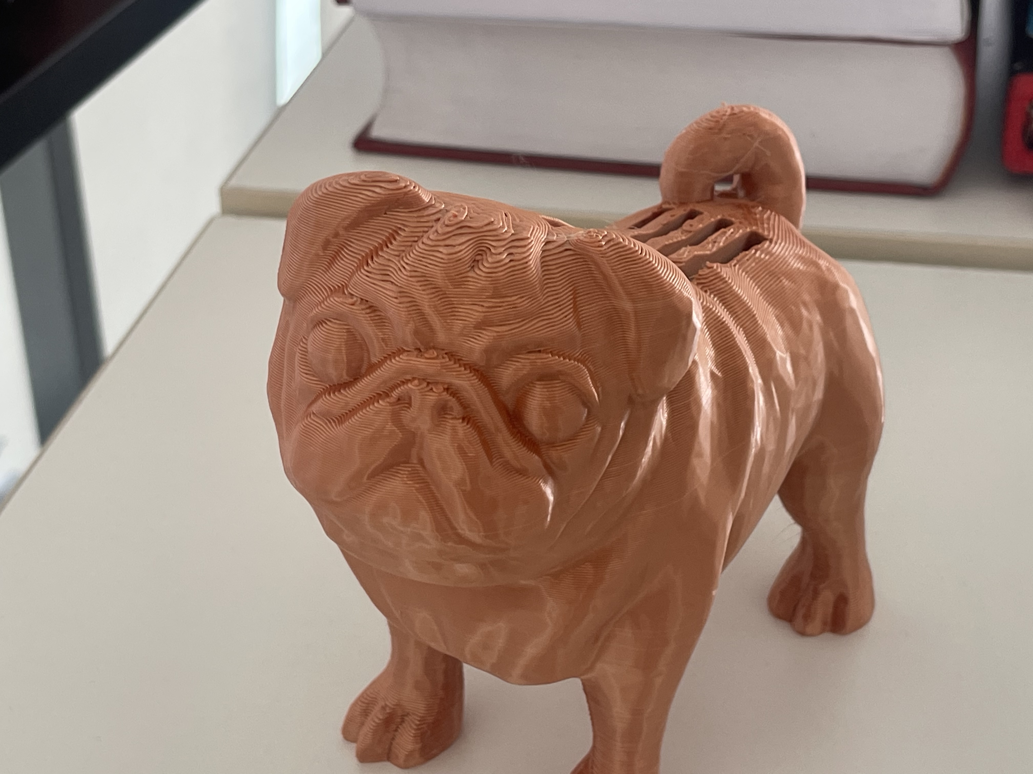 Pug coaster by calebtimoteo download free stl model printables