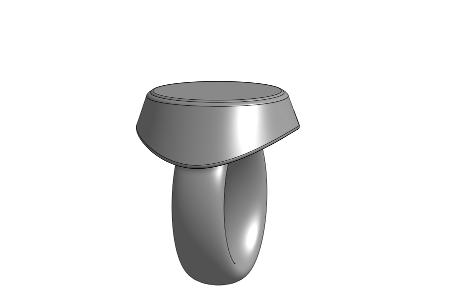 Miniatura 2 do modelo 3D Simple Ring