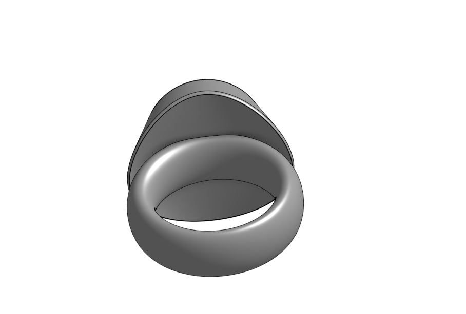 Miniatura 4 do modelo 3D Simple Ring