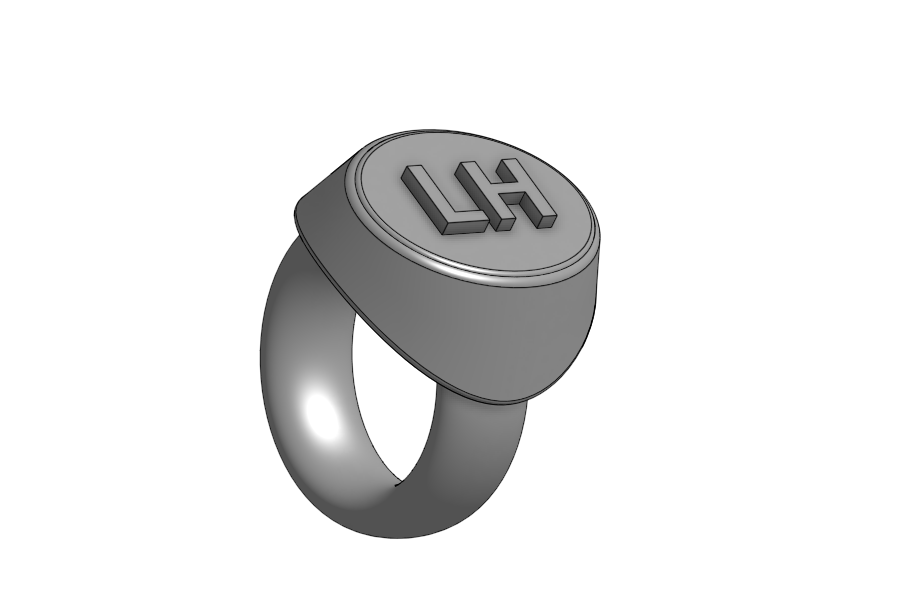 Miniatura 5 do modelo 3D Simple Ring