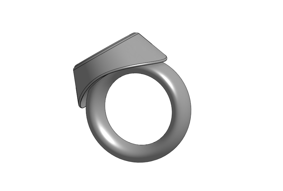 Miniatura 3 do modelo 3D Simple Ring
