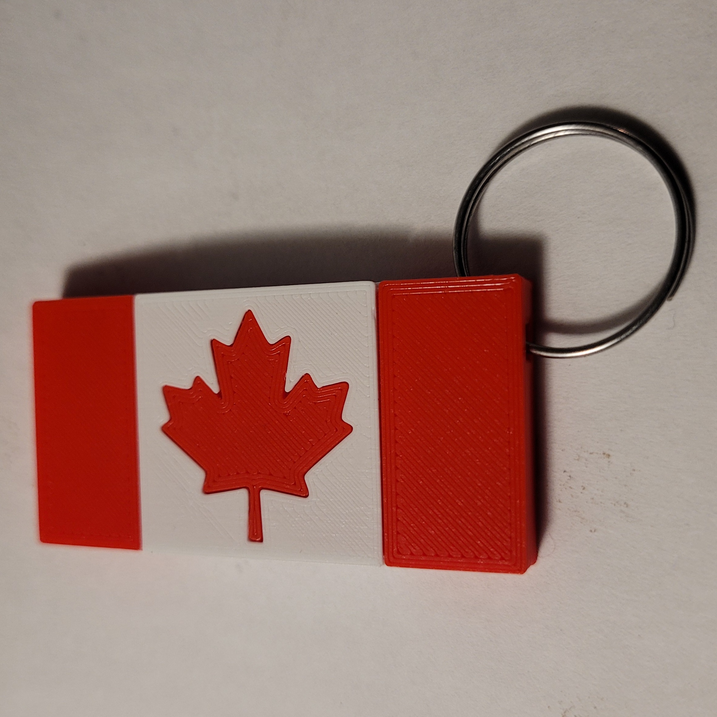 Canada Flag Keychain/Key Tag V2 by JMoto84 Download free STL model